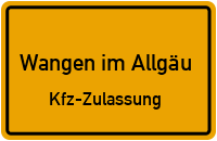 Zulassungstelle Wangen im Allgäu